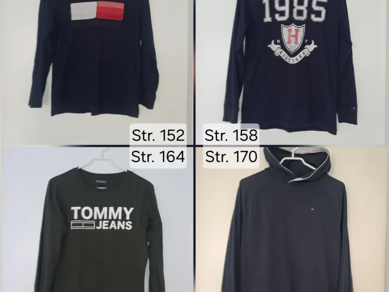 Billede 1 - 12-14år, 4x Hilfiger 