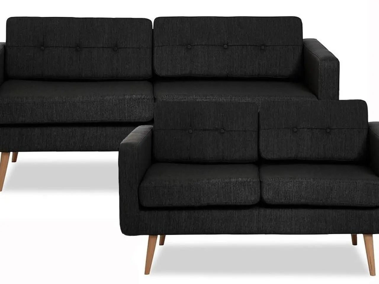 Billede 1 - Novelty 3+2 pers. sofasæt - koksgrå Inari 95