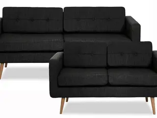 Novelty 3+2 pers. sofasæt - koksgrå Inari 95