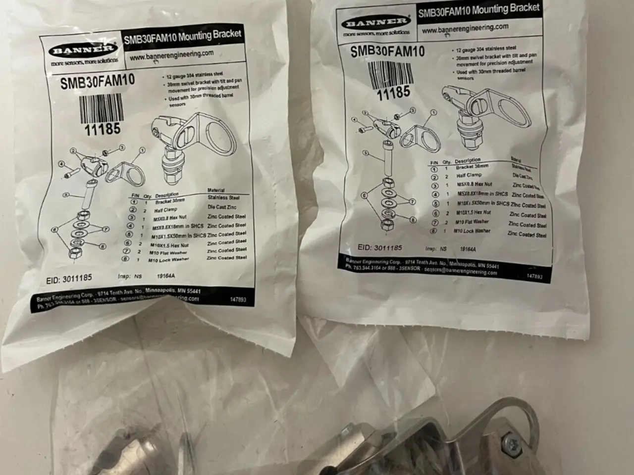 Billede 1 - Banner Engineering SMB30FAM10 Sensor Mounting - of