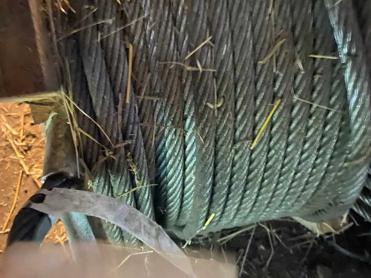 Billede 2 - Stålwire, Ø 14 mm, 112 Meter, med øje.