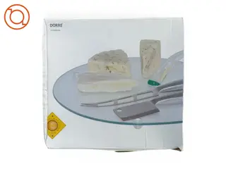 Glas Servering Ostefad med praktisk håndtag fra Dorre (str. 30 cm)