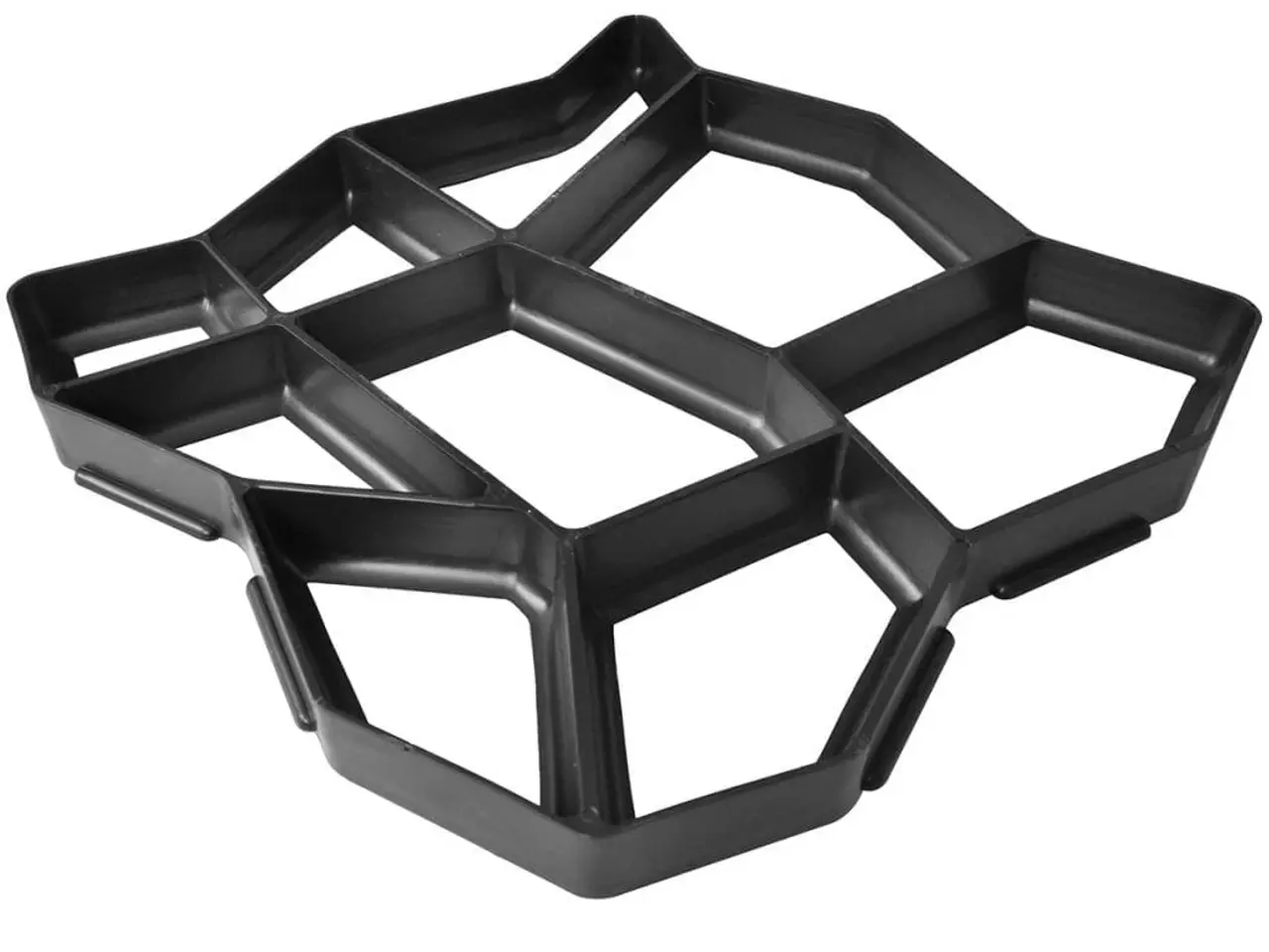 Billede 4 - Fliseforme til haven 42 × 42 × 4 cm - sæt af 2