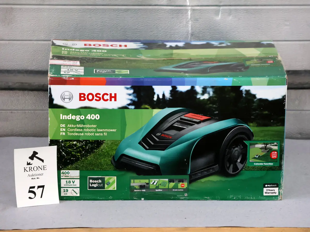 Billede 1 - Bosch Indego 400 robot plæneklipper