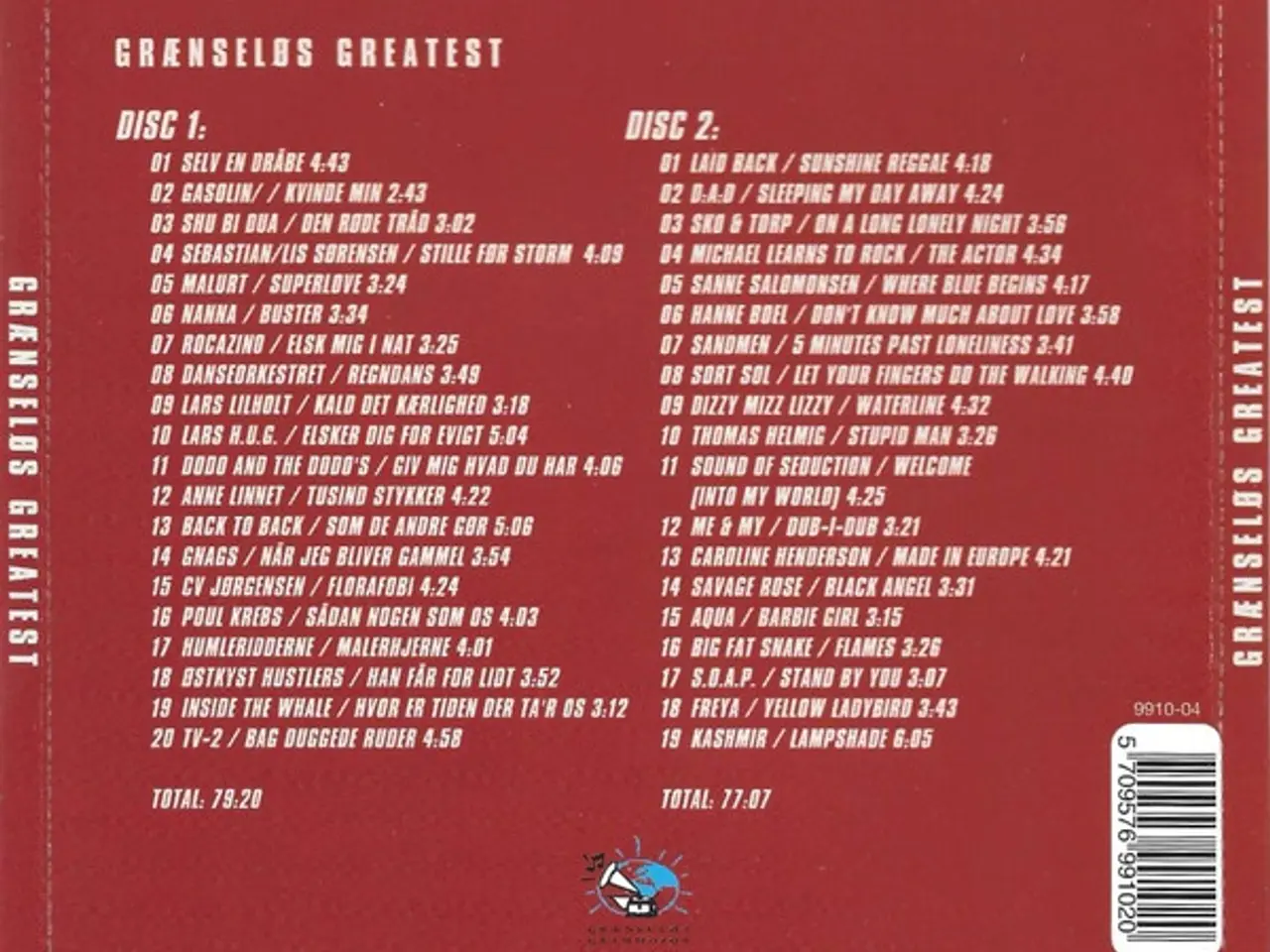 Billede 2 - Diverse kunstnere – Grænseløs Greatest – 2CD