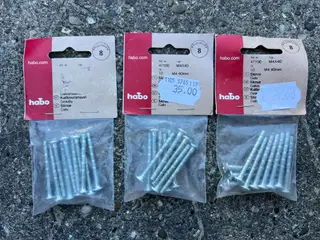 3 Pakker Klipbare Skruer fra Habo.dk (40mm.)