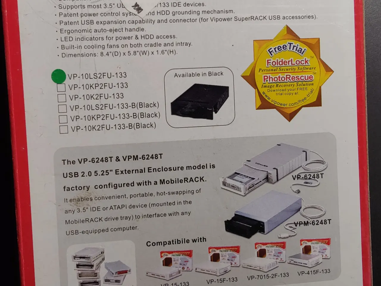 Billede 2 - SuperRack IDE harddisk skuffe