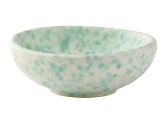 36 stk. Skål Ø 14cm 20cl grøn prikket