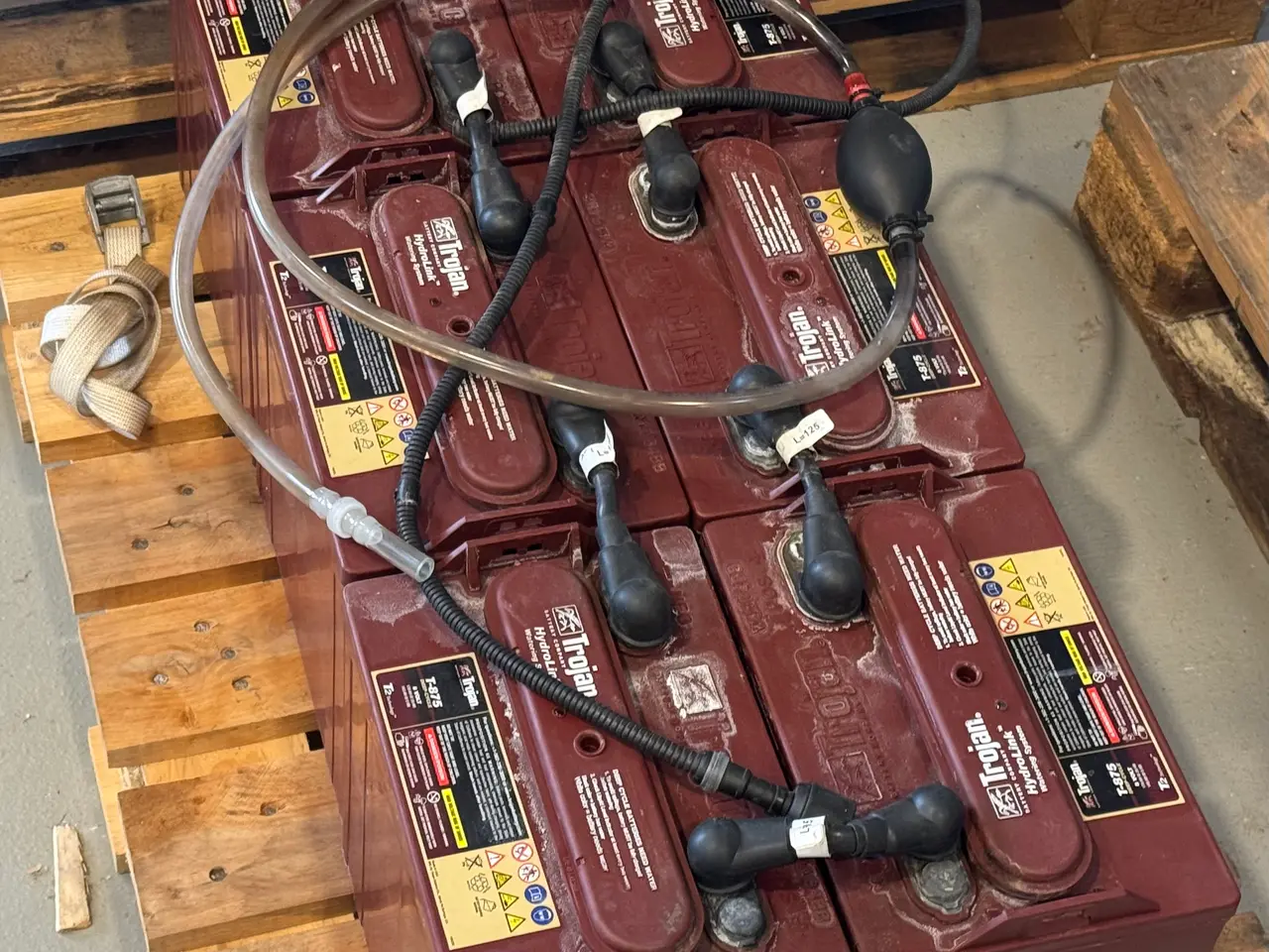 Billede 4 - Batterier til golfvogn TROJAN T-875