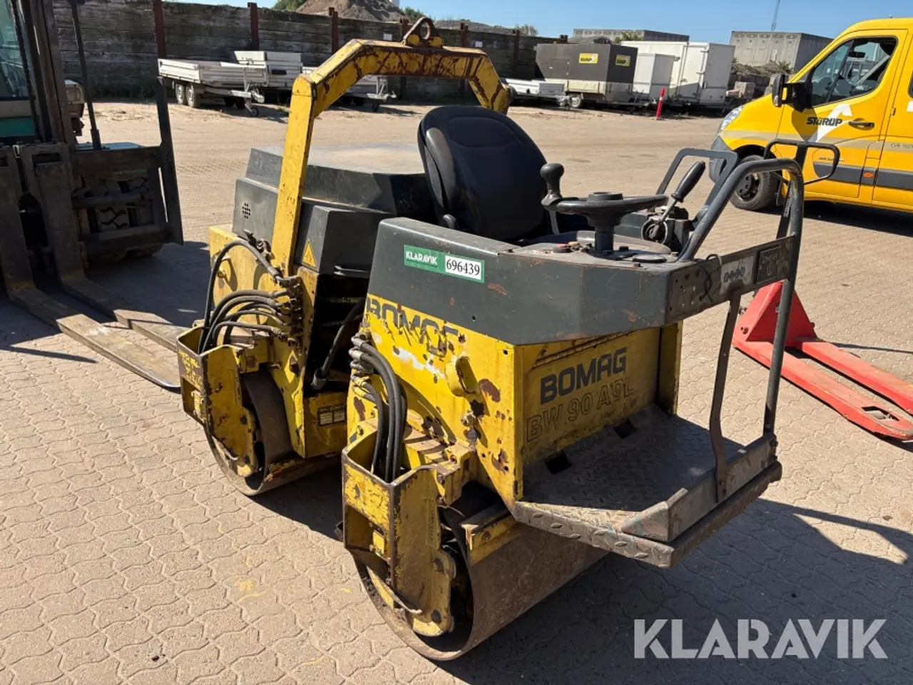 Billede 3 - Vejtromle Bomag BW 90 ADL