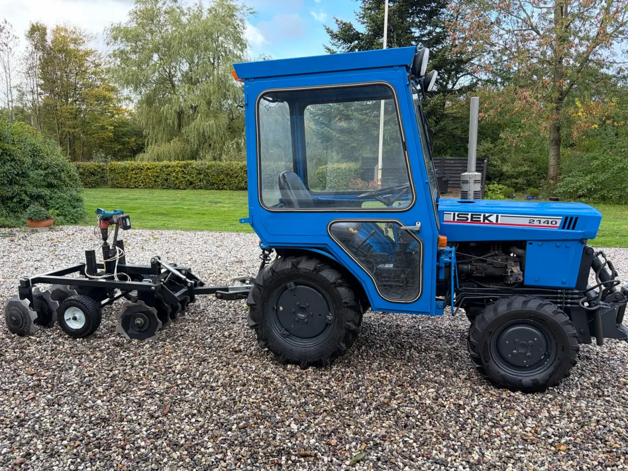 Billede 2 - Iseki 2140 minitraktor med tallerkenharve