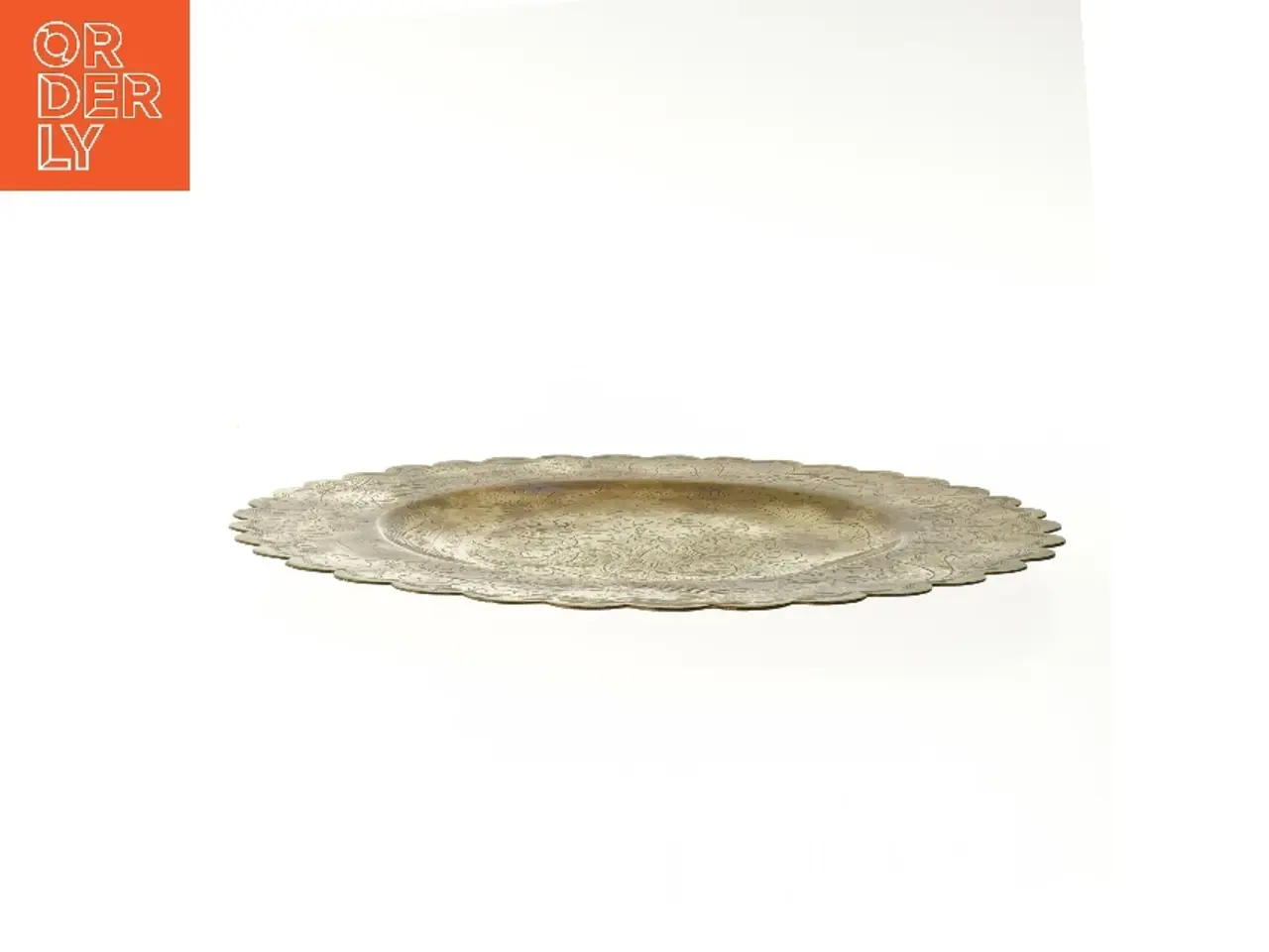 Billede 2 - Dekorativt messingfad (str. Ø 36 cm)