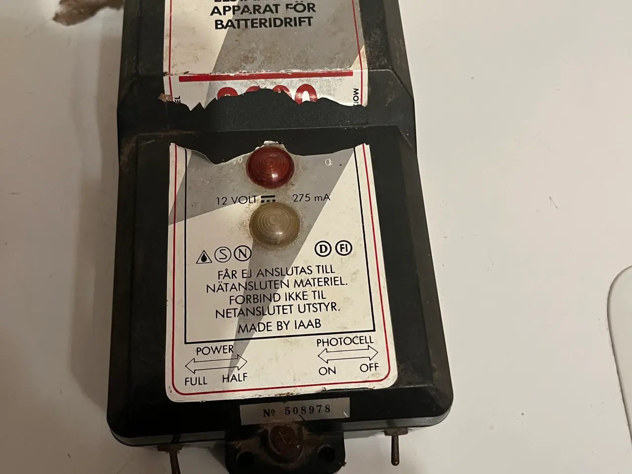 Billede 1 - Elektrisk hegn (strømgiver til indhegning)