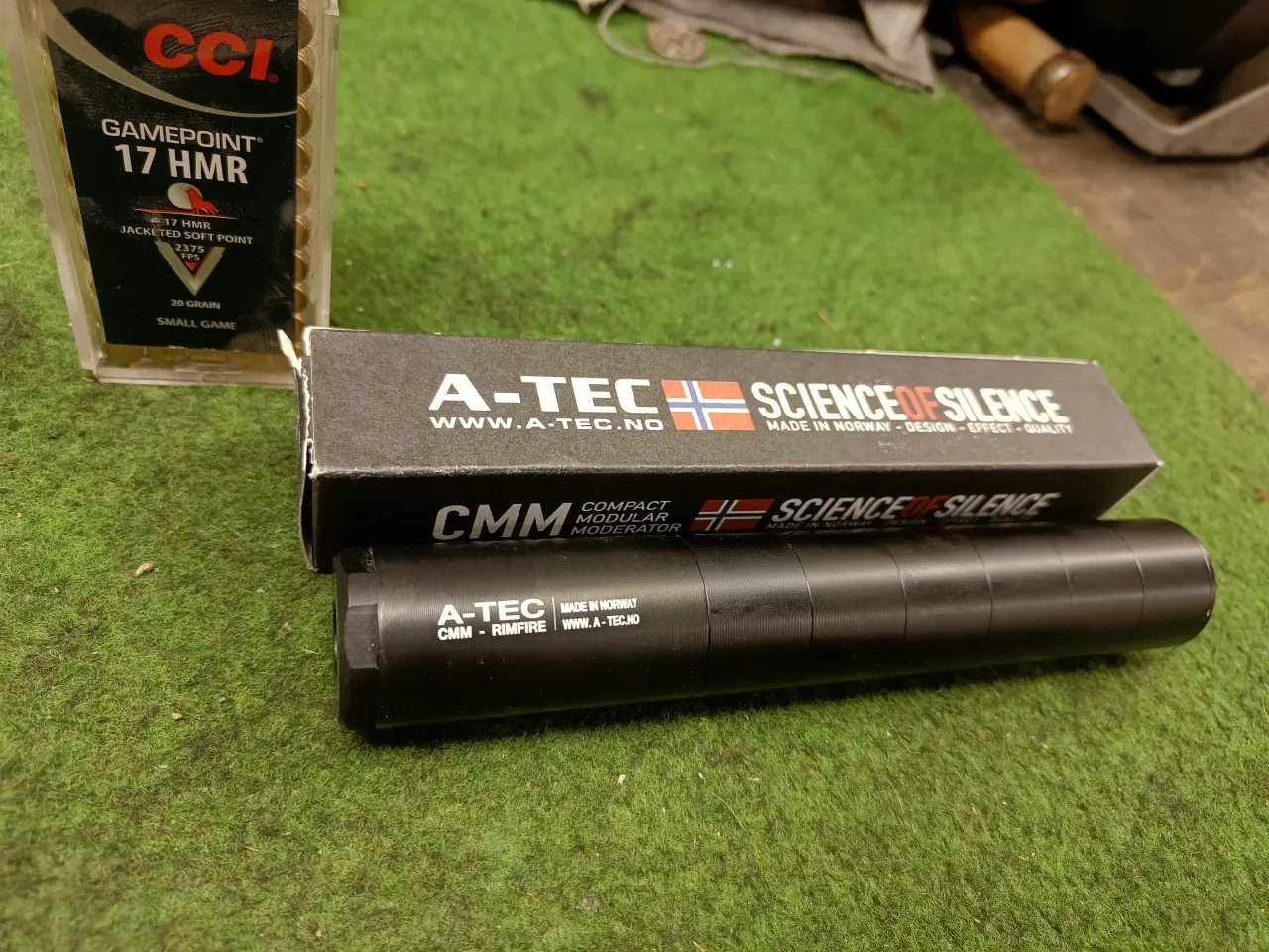 Billede 1 - A-tec Lyddæmper til 17 hmr*NY*