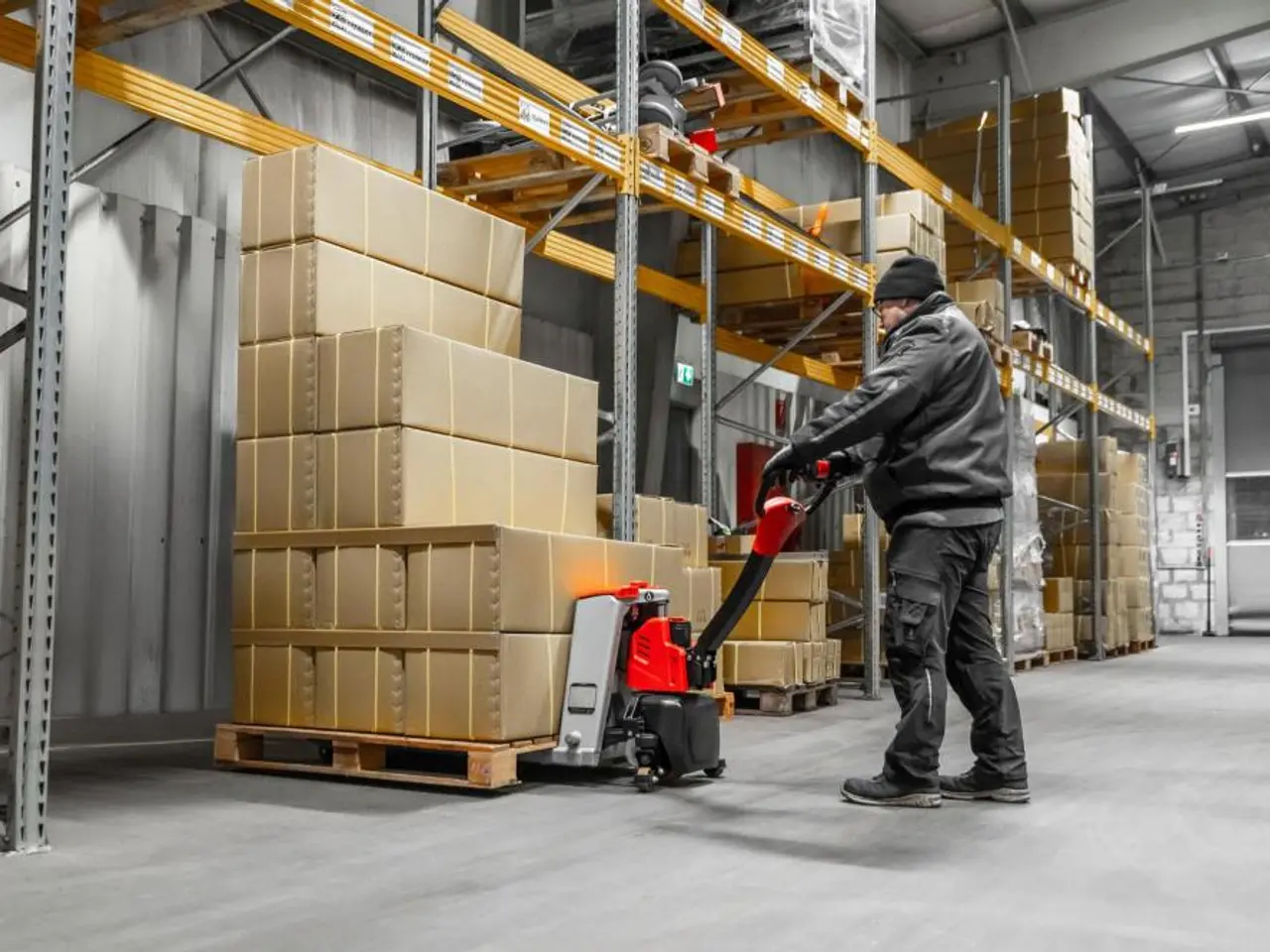 Billede 9 - ForkLion PLUS El-palleløfter med støttehjul, 2000 kg kapacitet, inkl. batteri og oplader