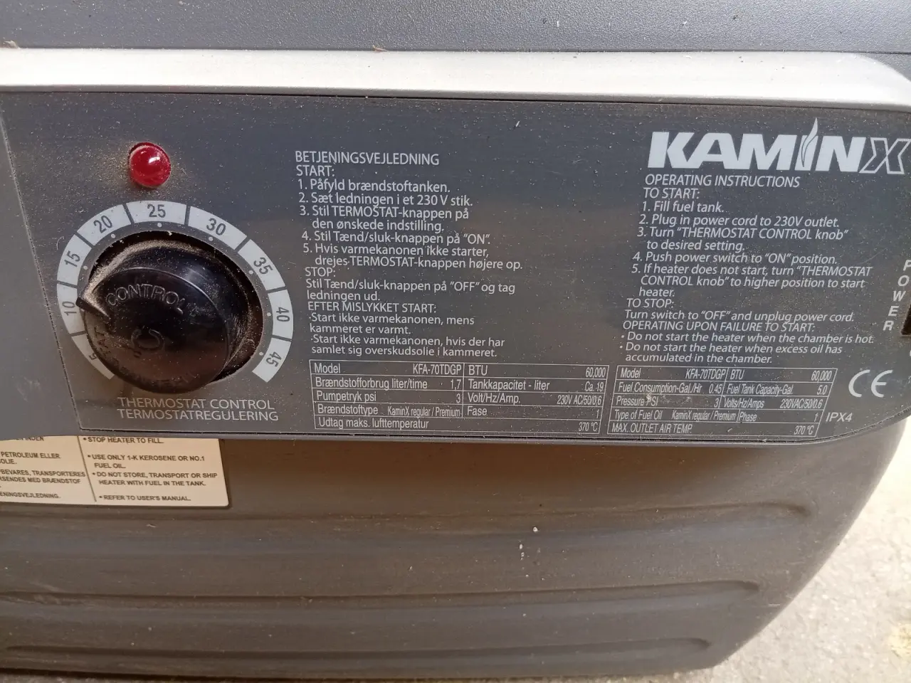 Billede 2 - Kaminx varmekanon