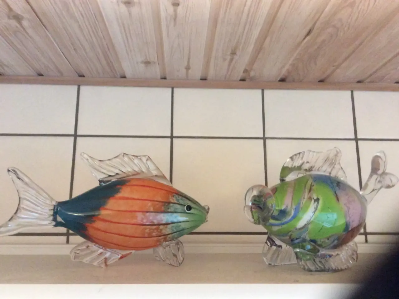 Billede 3 - Glas fisk Holmegaard