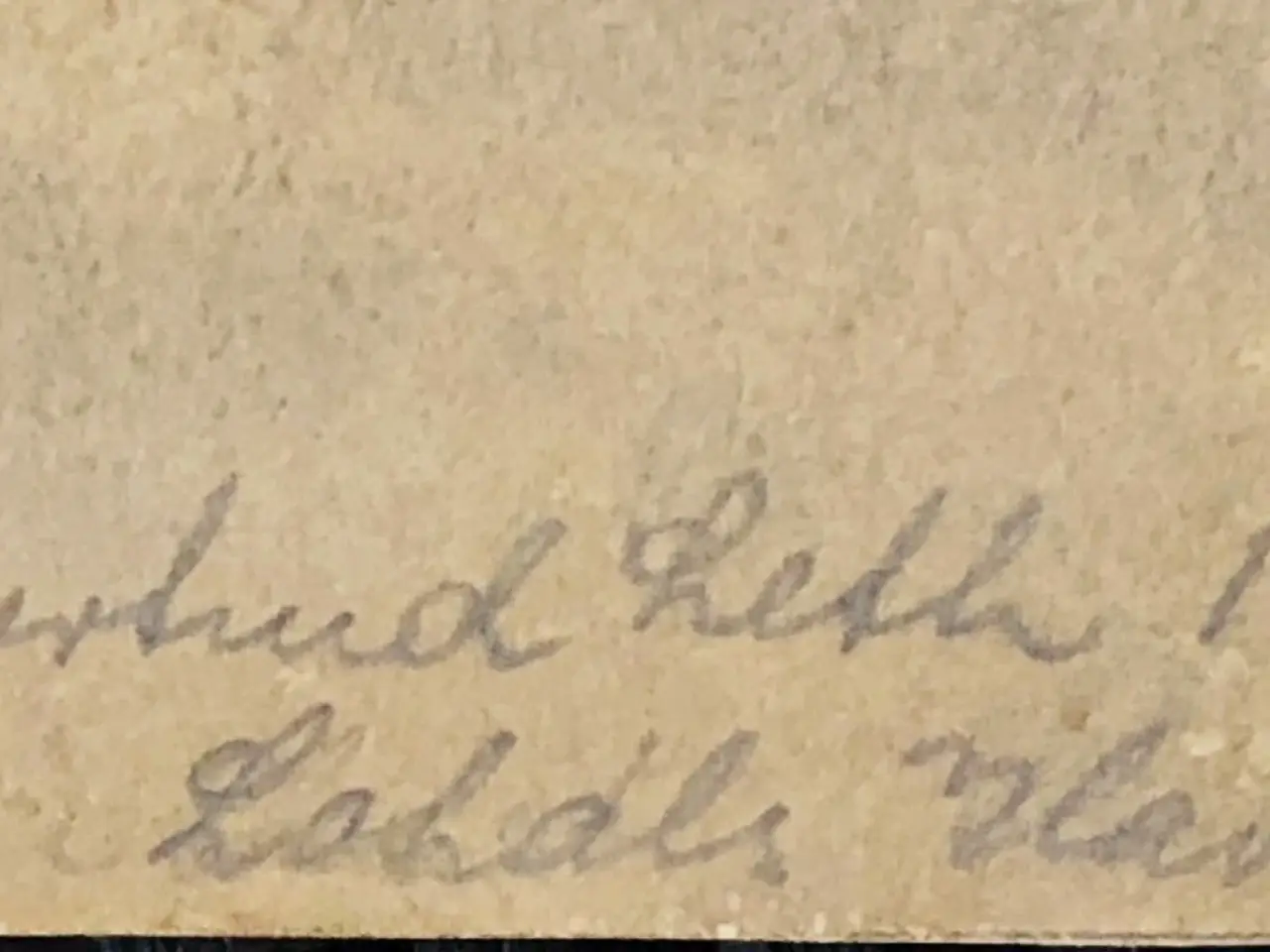 Billede 2 - Lohals Havn. Akvarel fra 1944