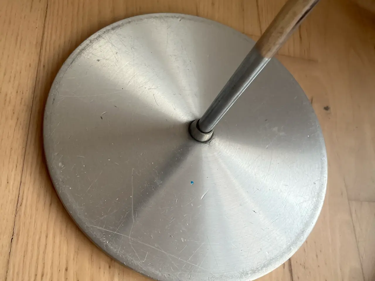 Billede 4 - Fed retrolampe i kobber og krom