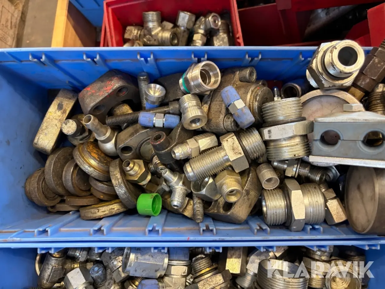 Billede 5 - Assorterede hydraulik fittings - cirka 30 kasser
