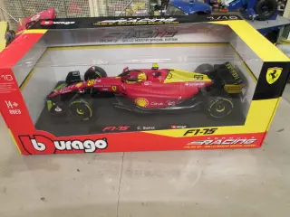Modelbil Ferrari F1-75 Burago 1:18