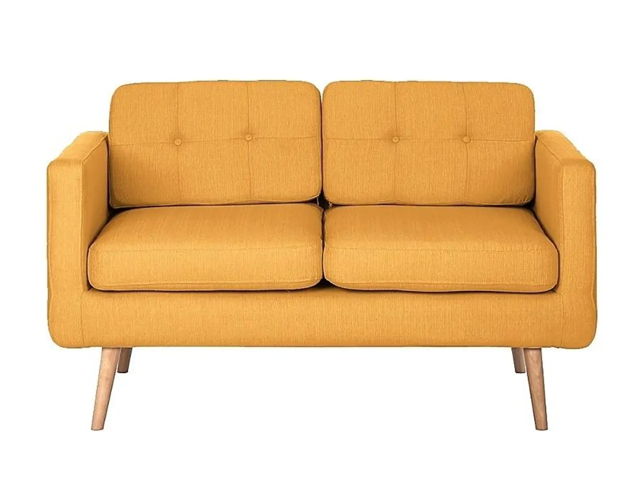 Billede 1 - Novelty 2-personers sofa - gul Inari 41