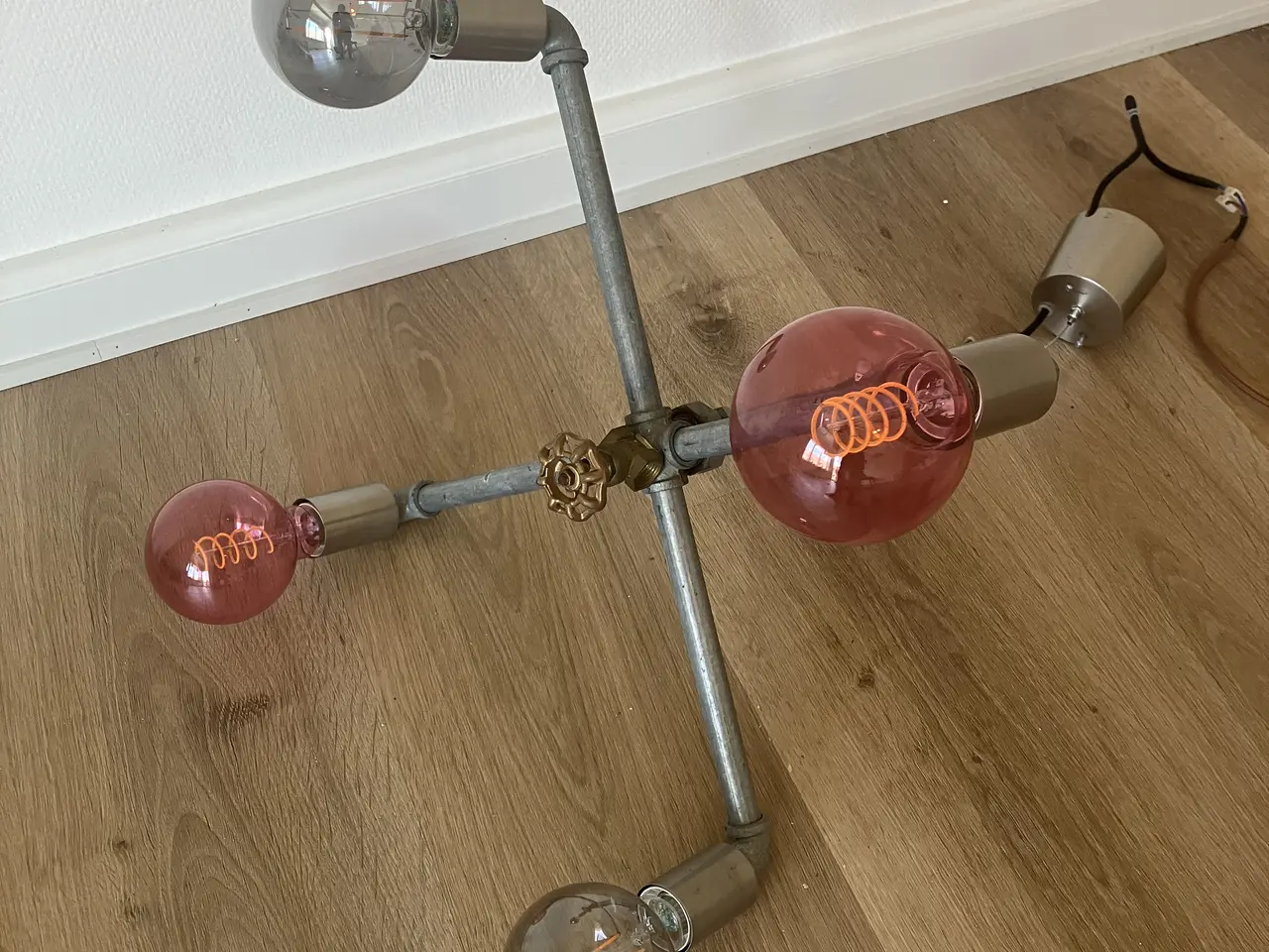 Billede 3 - Unik håndlavet lampe
