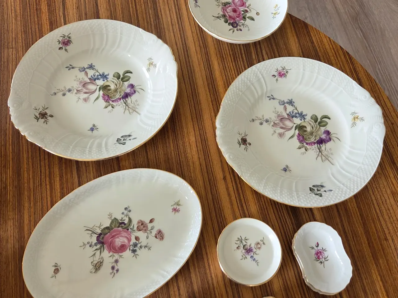 Billede 7 - Romantisk Kaffestel m/guldkant