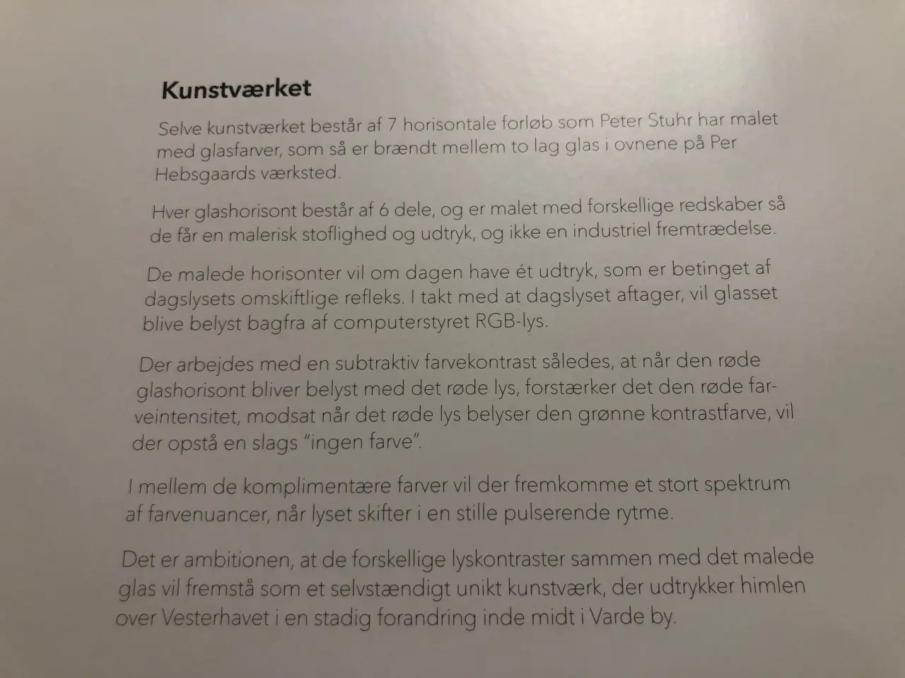 Billede 6 - Glaskunst "Himlen over Vesterhavet"