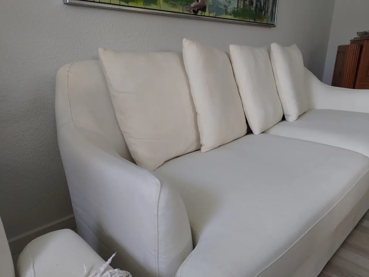 Billede 1 - Fransk sofa, lys hør