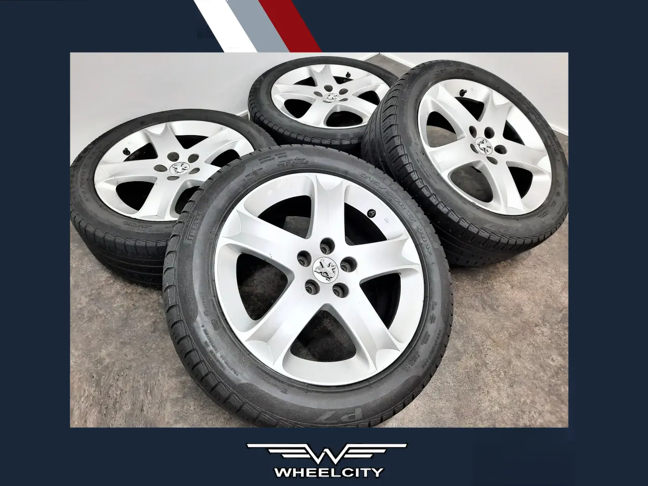 Billede 1 - 5x108 17" ET49 Peugeot fælge