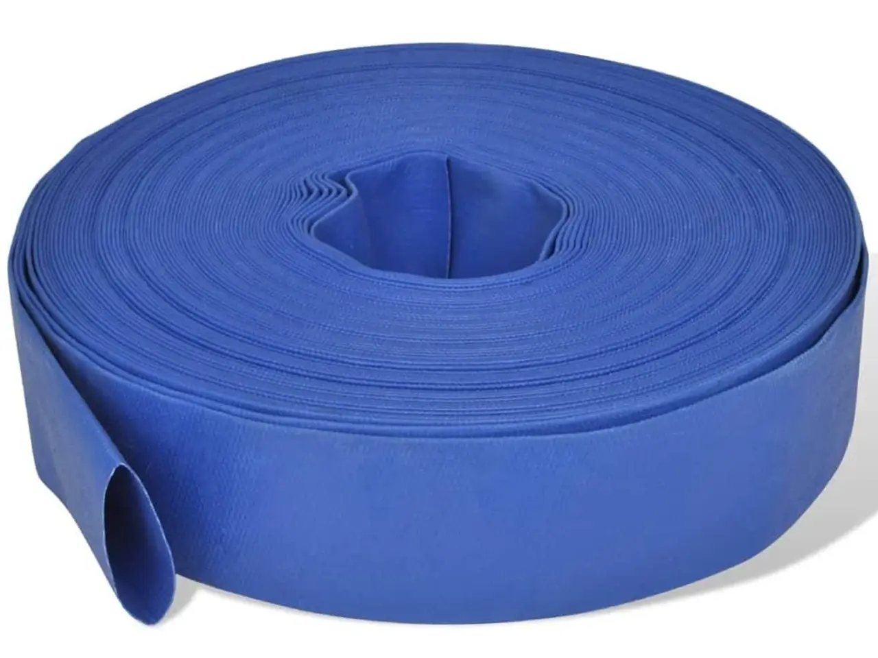Billede 1 - Flad slange 50 m - 2" PVC vandtransport, blå