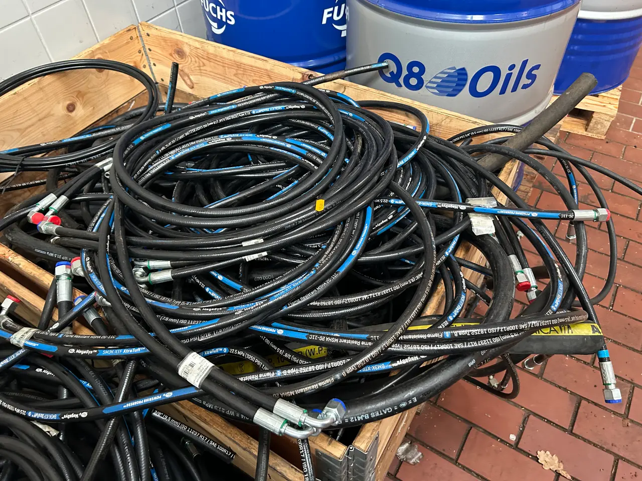 Billede 2 - Palle med hydraulikslanger