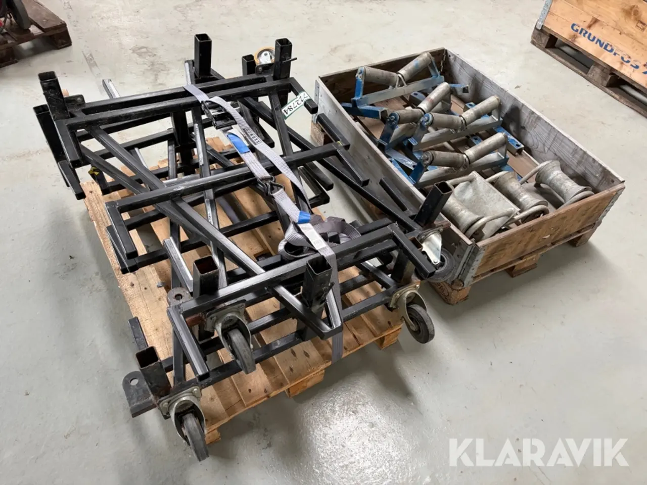 Billede 4 - Ruller og transportvogne - 2 paller
