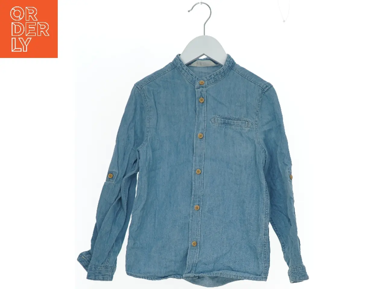 Billede 1 - Denim skjorte med lange ærmer fra H&M (str. 128)