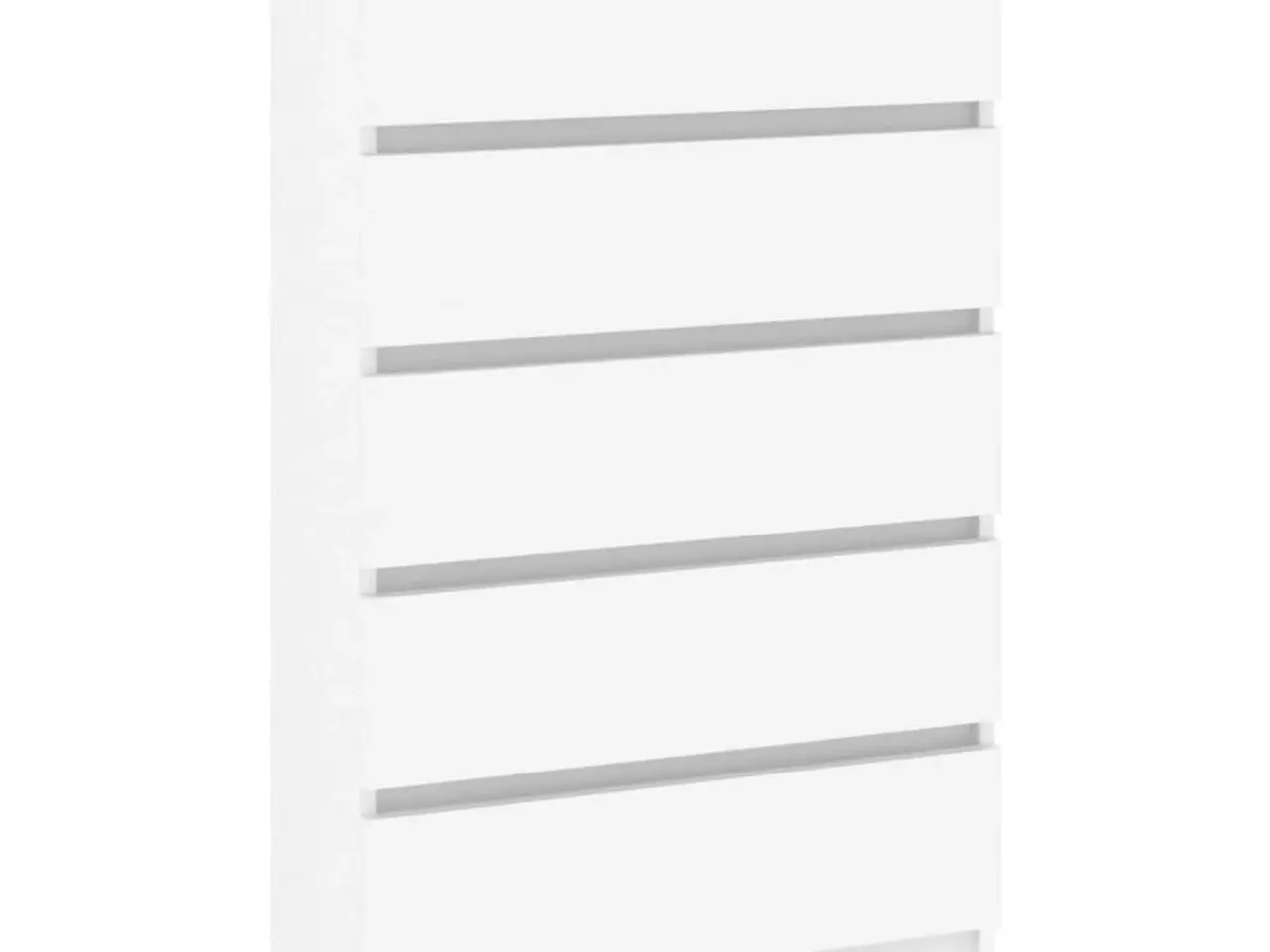 Billede 2 - Skuffeskab 60x36x103 cm konstrueret træ hvid