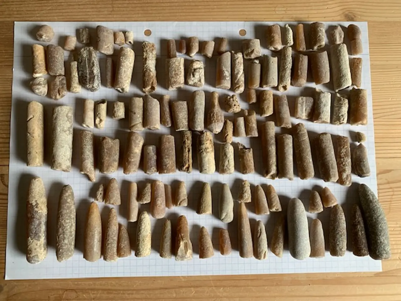 Billede 1 - 109 stk. vættelys - fossiler - sælges samlet