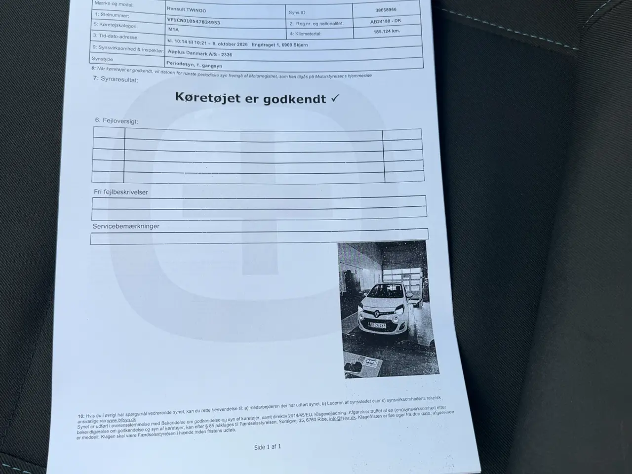 Billede 7 - Nysynet Renault Twingo 1.2 benzin 185.000km