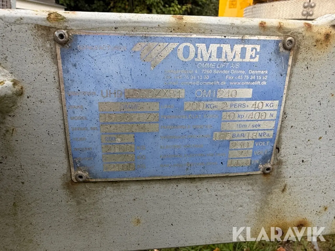 Billede 5 - Lift Omme 1550 EBZX