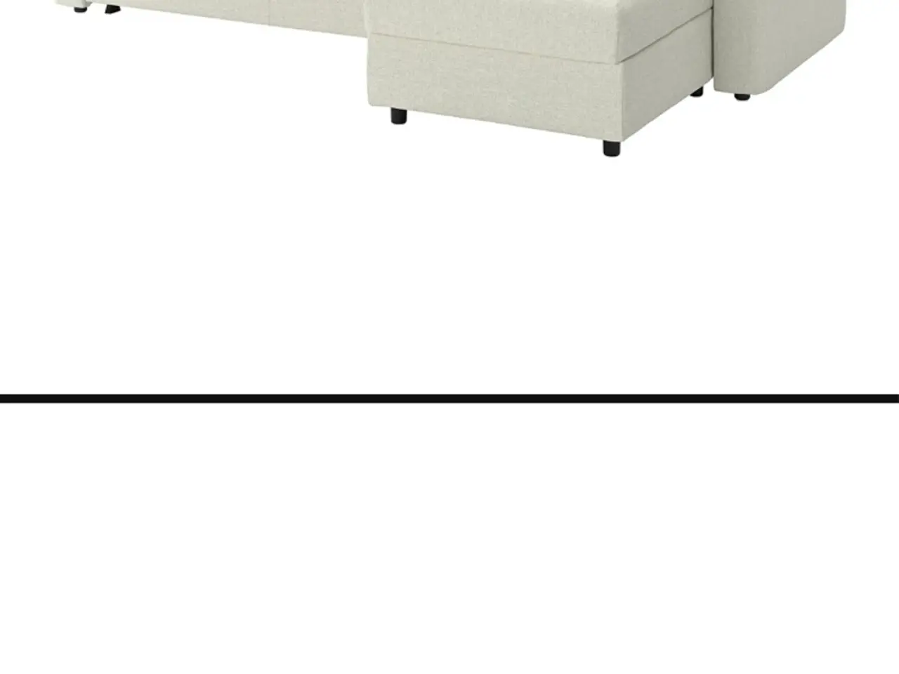 Billede 4 - IKEA VIMLE sovesofa – chaiselong og opbevaring