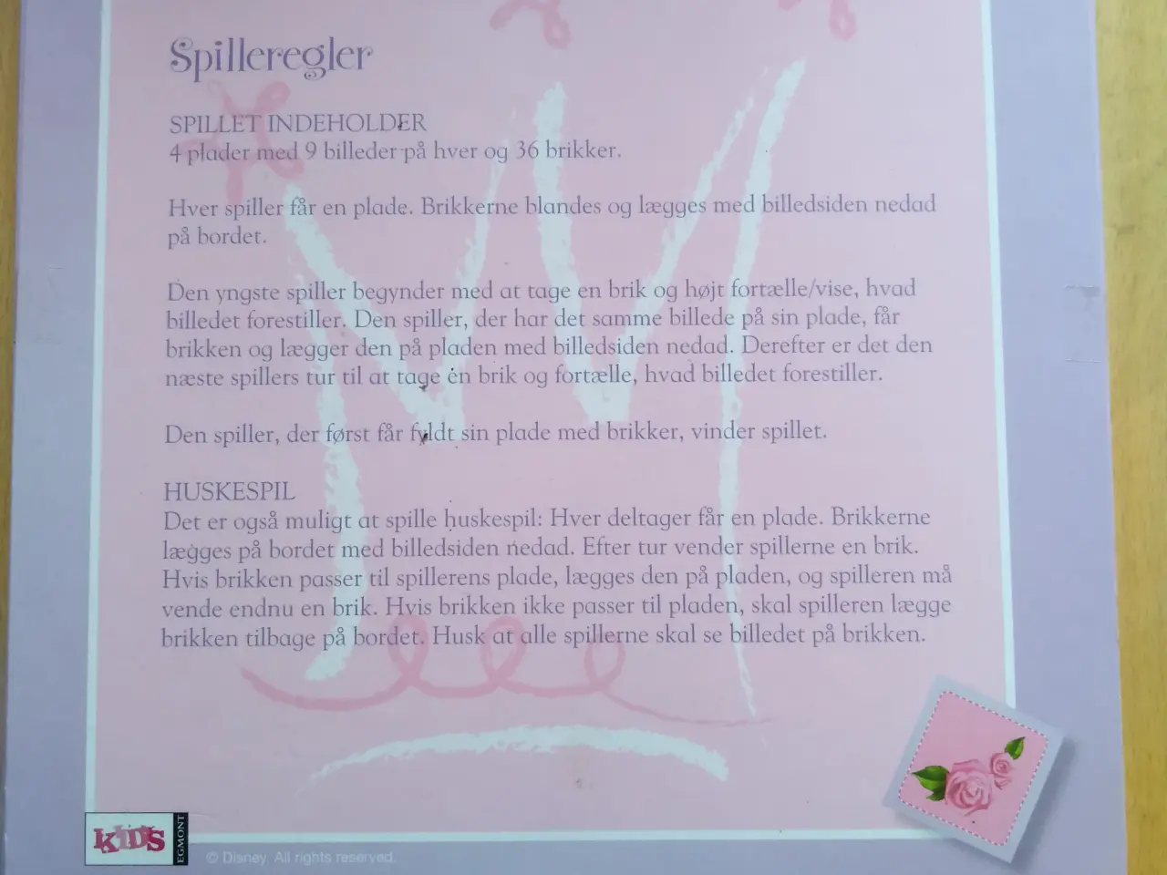 Billede 2 - Disney Prinsesse Billedlotteri