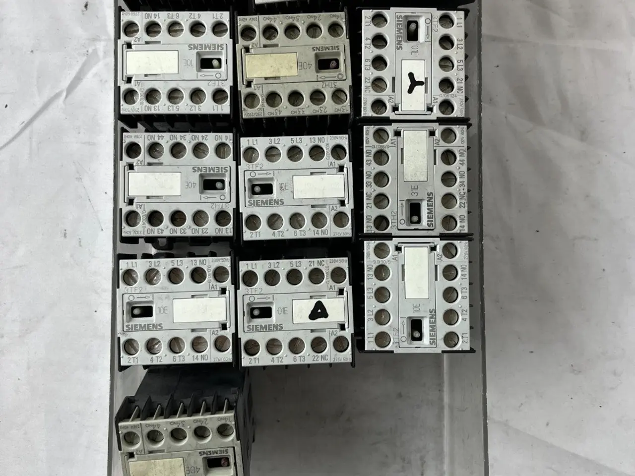 Billede 2 - Siemens SIRIUS kontaktor relæ parti 13pcs 3TF2001