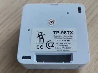 TP-98 TX Vawin trådløs termostat
