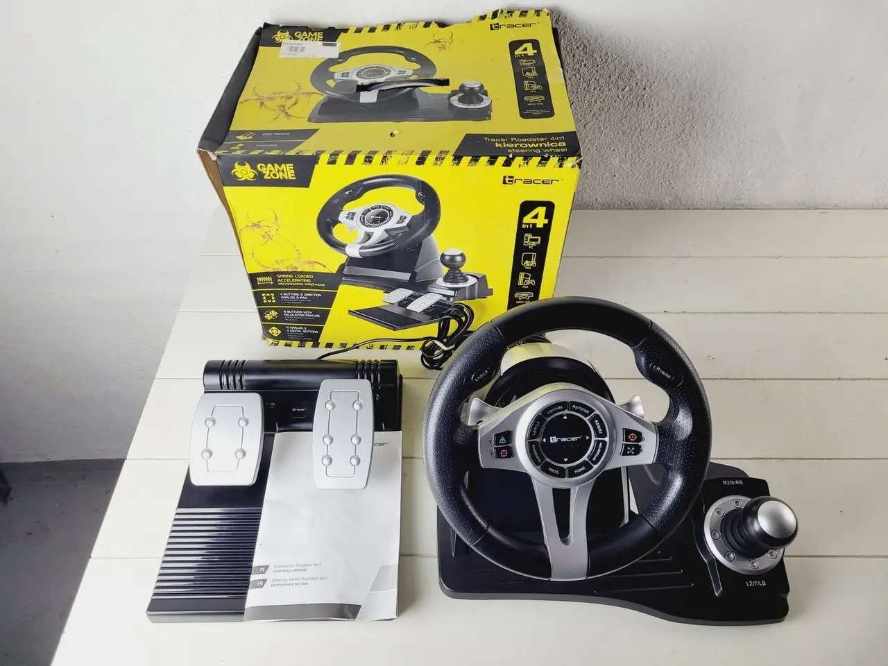 Billede 6 - ⭐️- Rat og Pedal til PS1/PS2 - Powertech R5