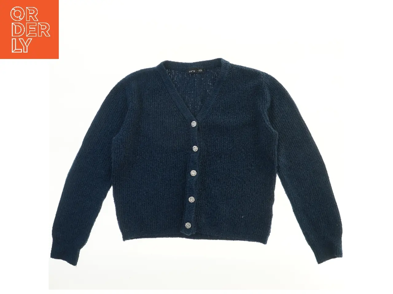 Billede 1 - Mørkeblå Cardigan fra LMTD (str. 158)