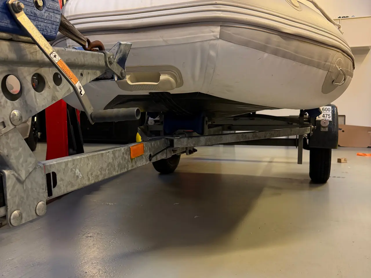 Billede 3 - đ€ Aquarib 360 + Yamaha V-Max 9,9 (afproppet) + tr