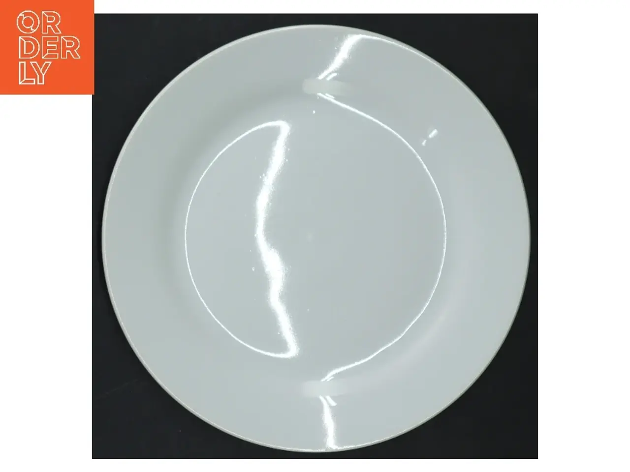 Billede 3 - Hvid tallerken (str. 19,5 cm)
