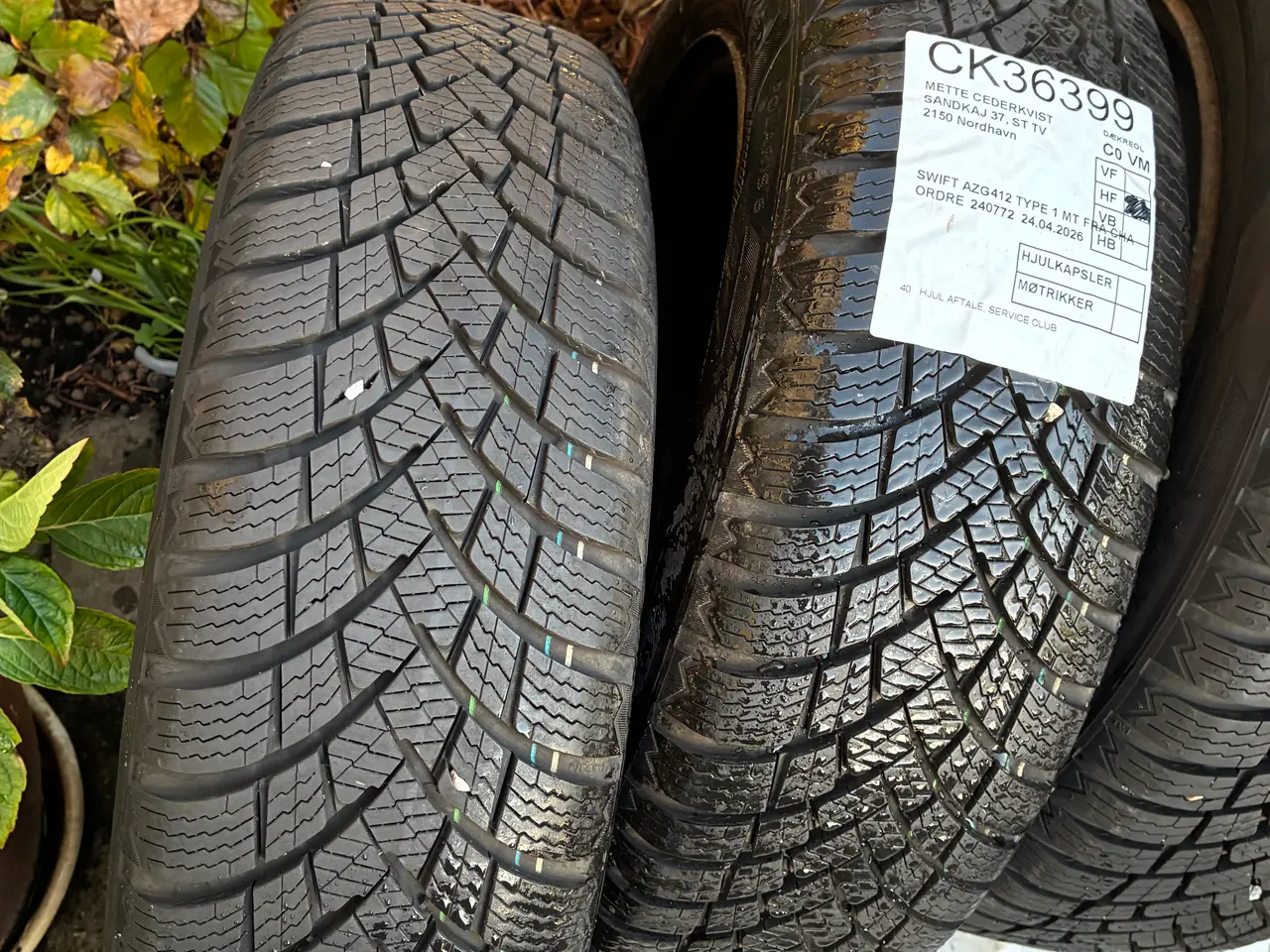 Billede 1 - Vinterdæk - Nye kun kørt 1.000 km.