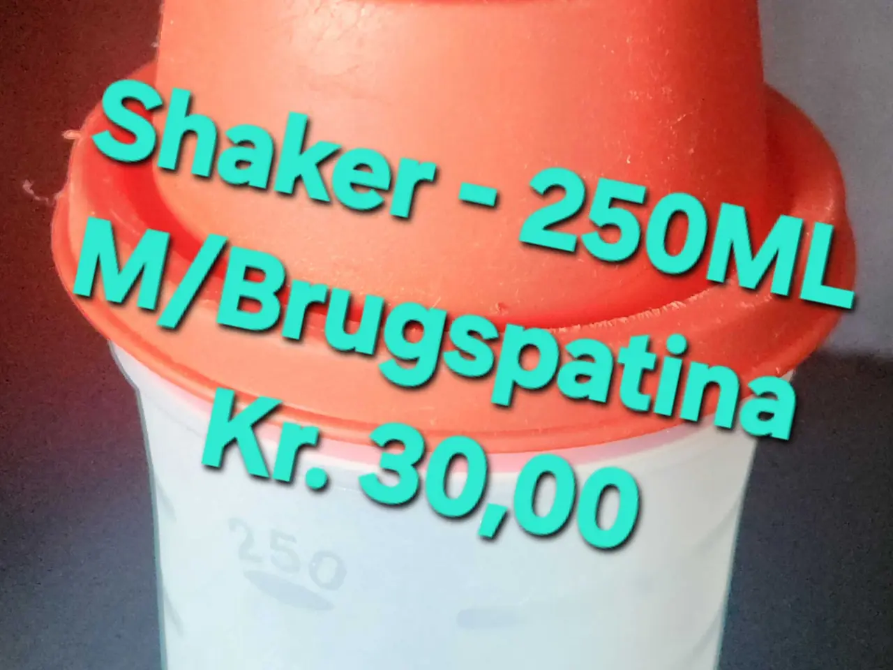 Billede 1 - Lille Rød Tupperware Shaker 