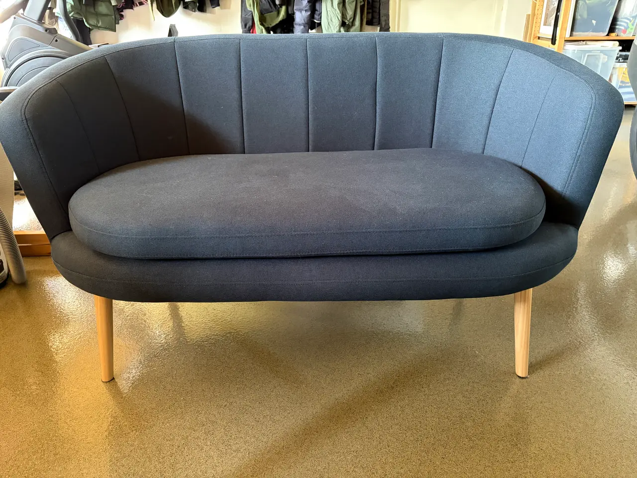 Billede 1 - Blå 2 personers sofa